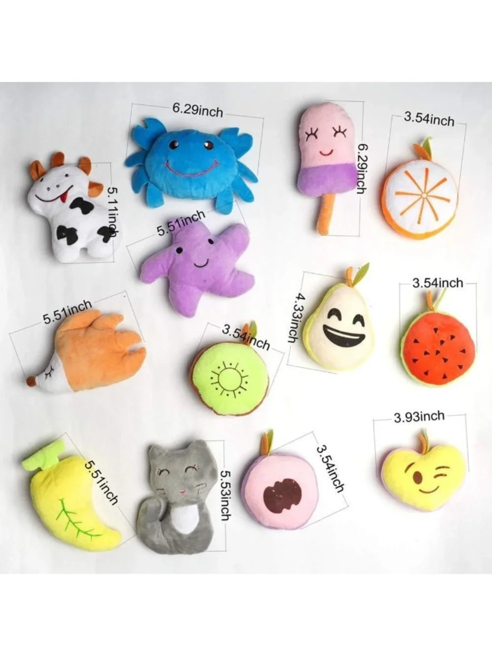 26-Pack Soft Squeaky Dog Toys for Small & Medium Puppies, Colorful Comfort Toys